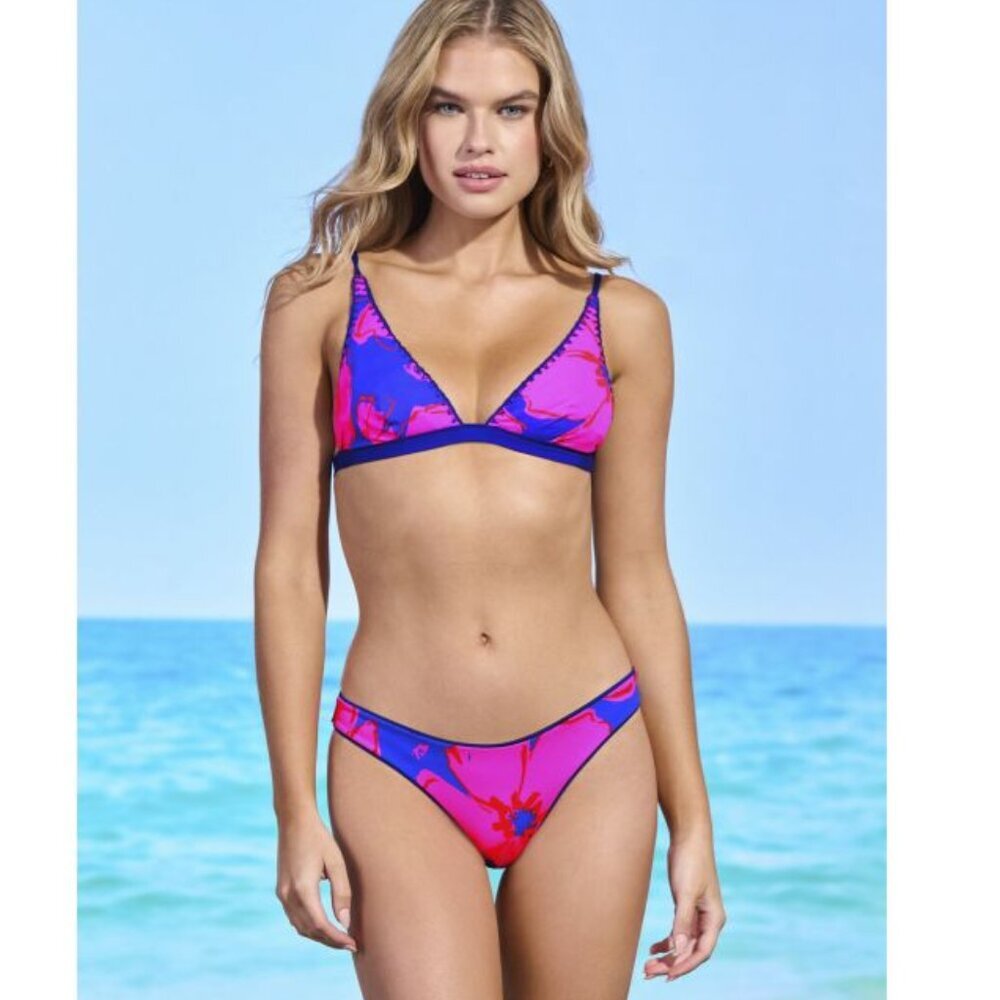 NWT MAAJI Women's Triangle Bikini Top & Bottom Set Reversible